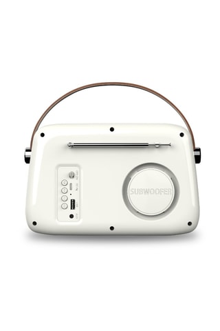 Réveil Retro Bluetooth - Beige - 5 W