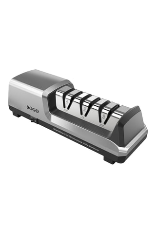 Aiguiseur de couteaux électrique en acier inoxydable - 18 W