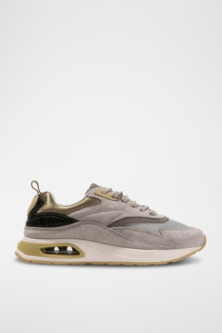 Baskets en nubuck Pisa - Gris