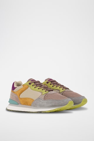 Sapatilhas em couro George Town - Castanho