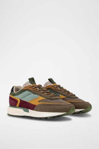 Sneakers in pelle scamosciata Etiopia - Multicolore