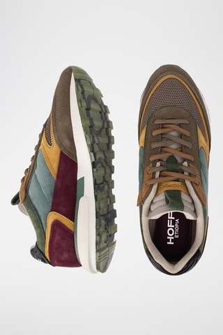 Sneakers in pelle scamosciata Etiopia - Multicolore