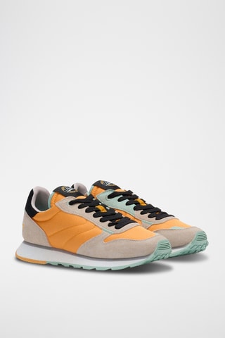 Baskets en nubuck Miletus - Orange