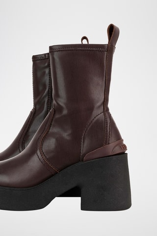 Bottines en cuir - Marron
