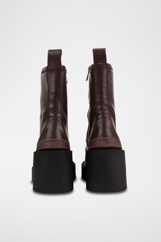Bottines en cuir - Marron