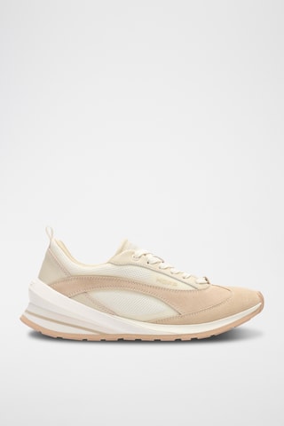 Baskets en nubuck - Beige