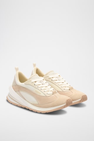 Baskets en nubuck - Beige