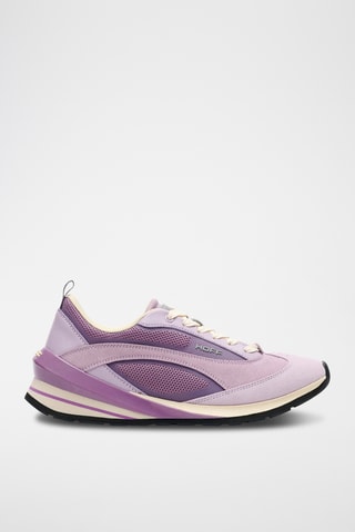 Baskets en nubuck - Lilas