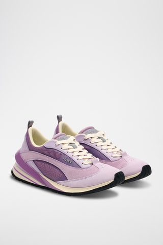 Baskets en nubuck - Lilas