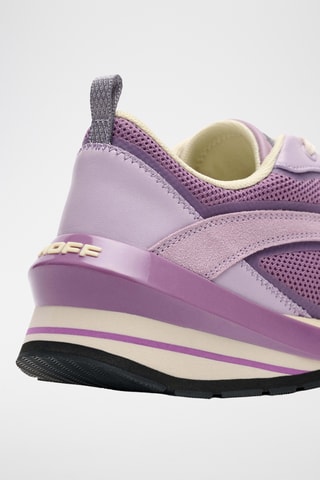 Baskets en nubuck - Lilas