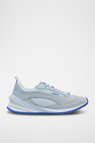 Baskets en nubuck - Bleu clair