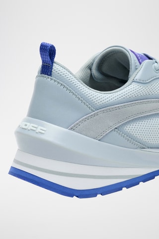 Baskets en nubuck - Bleu clair