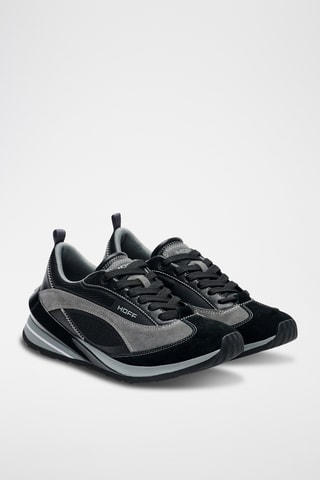 Baskets en nubuck - Noir