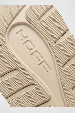 Baskets montantes en cuir - Beige