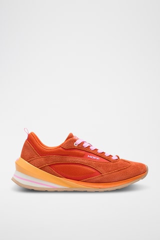 Baskets en nubuck - Orange