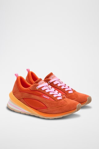 Baskets en nubuck - Orange