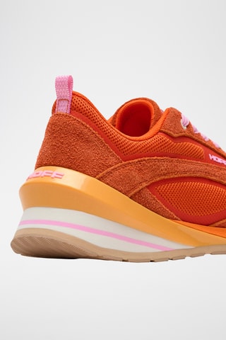 Baskets en nubuck - Orange