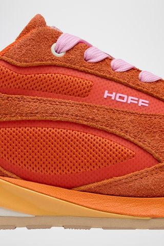 Baskets en nubuck - Orange