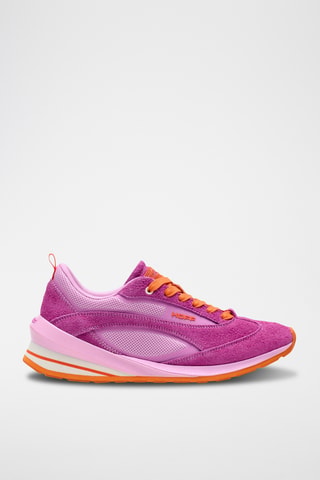 Baskets en nubuck - Rose