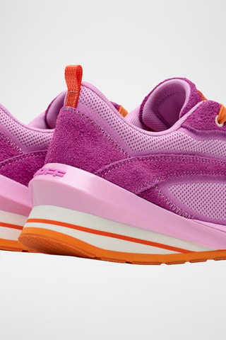 Baskets en nubuck - Rose