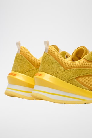 Baskets en nubuck - Jaune