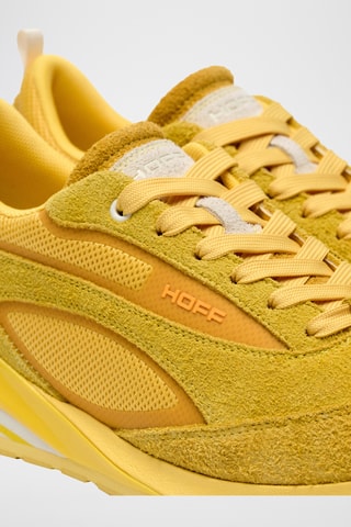 Baskets en nubuck - Jaune