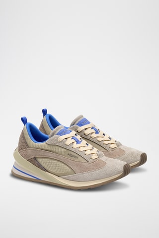 Baskets en nubuck - Beige