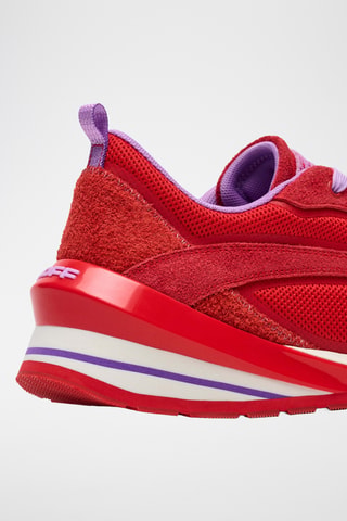 Baskets en nubuck - Rouge