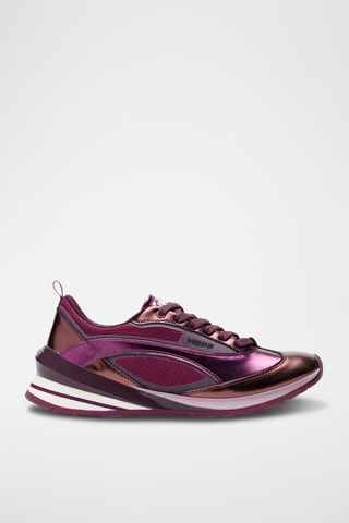 Baskets en cuir - Violet