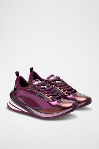 Baskets en cuir - Violet