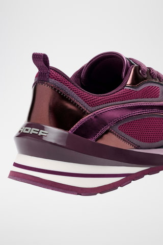 Baskets en cuir - Violet