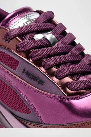 Baskets en cuir - Violet