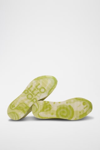 Sapatilhas em couro Lollipop - Verde