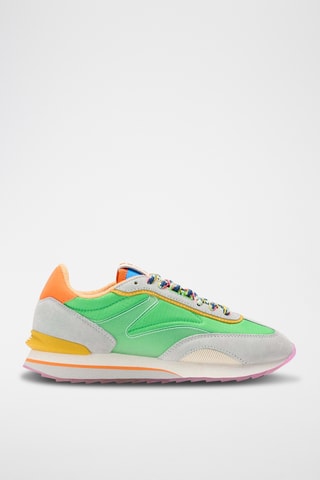 Baskets en nubuck Jaguar - Vert