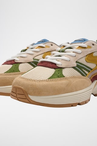 Sapatilhas de running em nobuck Tenneessee - Bege