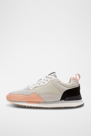Baskets en cuir Los Angeles - Beige