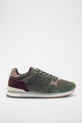 Baskets en nubuck Edinburgh Man - Vert