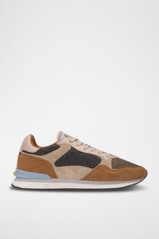 Baskets en cuir Fez Man - Marron