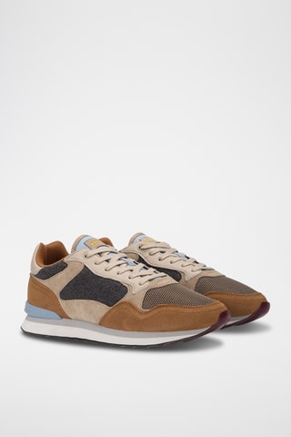 Baskets en cuir Fez Man - Marron