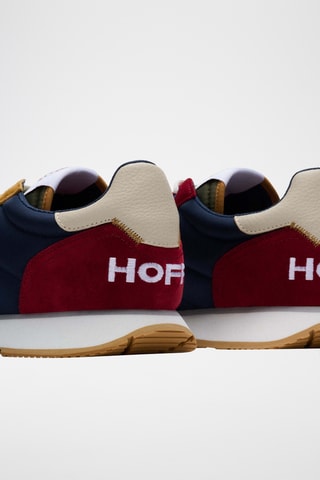 Baskets en cuir Helike - Moutarde