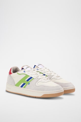 Baskets en cuir Palmetto - Blanc