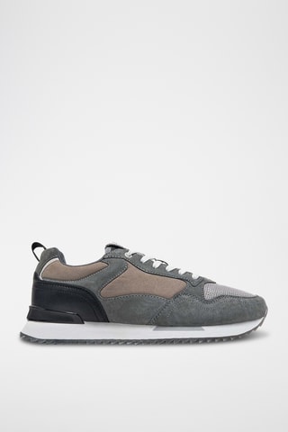 Baskets en cuir Buenos Aires - Gris