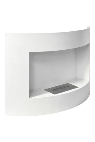 Chimenea mural - Blanco - 63 x 45 x 15,5 cm