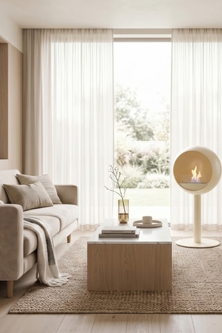 Chimenea de suelo - Crudo - 50 × 48 × 88 cm