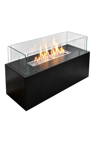 Chimenea de suelo - Negro - 100 x 62 x 40 cm