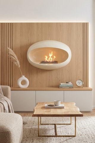 Chimenea mural - Crudo - 60 x 61 x 40 cm