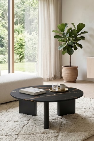 Mesa de centro - 80 x 31,5 x 80 cm