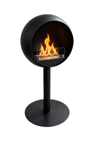 Chimenea de suelo - Negro - 50 × 48 × 88 cm