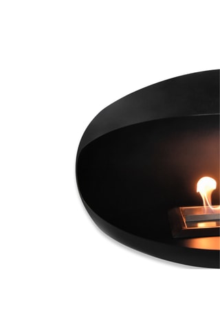 Chimenea mural - Negro - 60 x 61 x 40 cm
