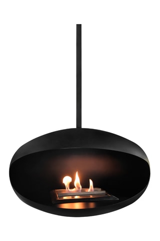 Chimenea suspendida - Negro - 60 x 60 x 190 cm